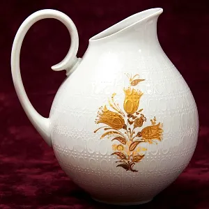 Коллекционный Авторский Фарфоровый Кувшин «Золотой сад» ROSENTHAL, Германия.