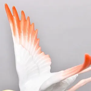 Редкая! Коллекционная статуэтка «Птицы. Два Фламинго в полете», Фарфор ROSENTHAL Германия, 1974 - 1982 годы. 