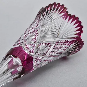 Редкость! Коллекционная Хрустальная Ваза - Бокал VAL SAINT LAMBERT Бельгия, середина ХХ века. 