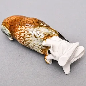 Коллекционная Фарфоровая статуэтка «Птица - СОВА», Карл Энс / Karl Ens Германия, середина ХХ века. 