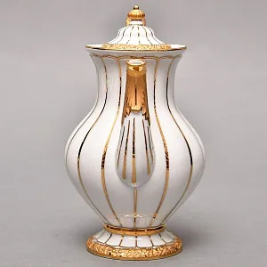 Редкость! Фарфоровый Кофейный сервиз на 6 персон - 21 предмет, Х форма MEISSEN, Германия.