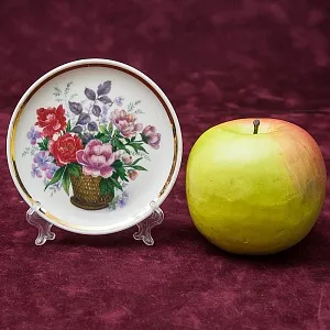 Набор из Трёх Декоративных Тарелок «ЦВЕТЫ ЛЕТА» Фарфор Vohenstauss Германия D-10 см.