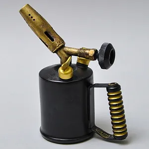 Винтажная Малая Бензиновая Горелка - Паяльная Лампа «ПРОМЕТ», СССР -60-е гг.