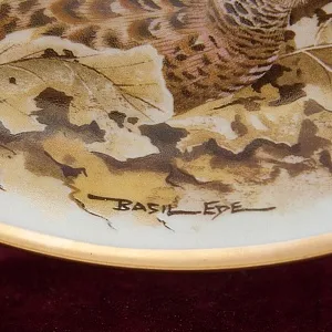 Коллекционная Тарелка «Китайский фазан» Фарфор Лимож Limoges Франция - 1979 год.