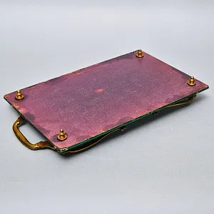 Антикварный Зеркальный Сервировочный Поднос, Франция начало ХХ века. 