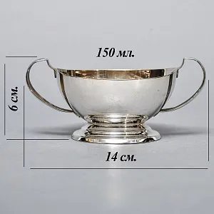 Винтажный Набор Соусников на подносе Silverplated, Англия - середина ХХ века. 