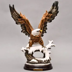 Большая Коллекционная статуэтка Птица - «Орел. Белоголовый орлан», Fanconi Arts Италия.