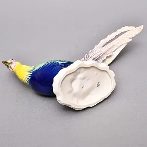 Коллекционная Фарфоровая статуэтка «Птица - Фазан», Карл Энс / Karl Ens, Германия, 50-е годы ХХ века.