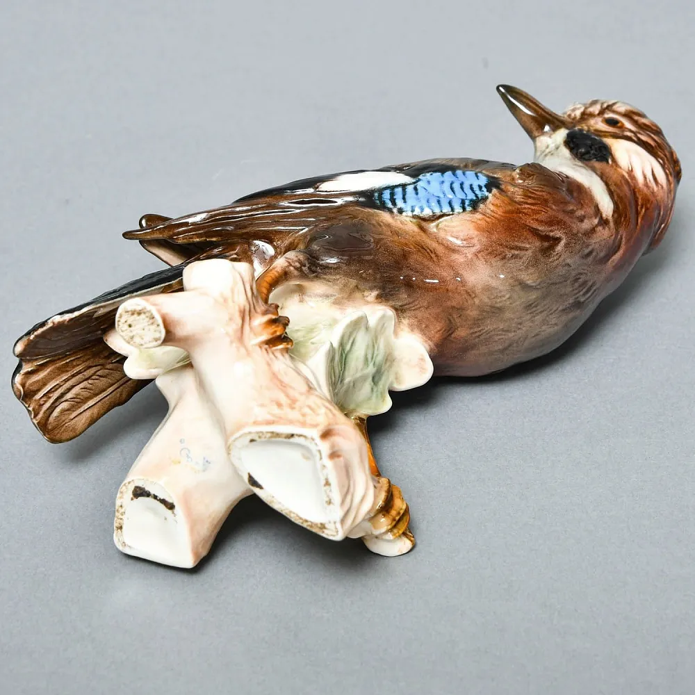 Коллекционная Фарфоровая Статуэтка «Птица - СОЙКА», Goebel Германия, 1972 - 1979 годы.