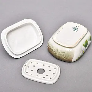 Фаянсовый Набор для Умывания «Яблоневый цвет», K&G Luneville Франция, 1900 - 1920 годы.