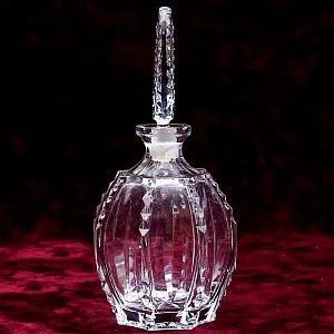 Винтажный Хрустальный Соусник - Графинчик с пробкой BEYER Германия 60-е годы ХХ века.