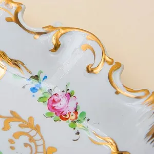 Небольшое Сервировочное  Блюдо - Тарелка - Мелочевница Фарфор Limoges Лимож Франция.