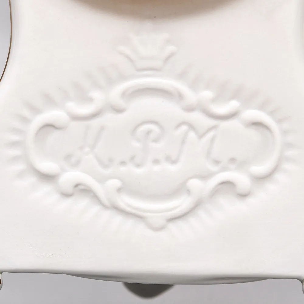 Винтажные Каминные Механические Фарфоровые Часы с боем «Время Роз», Franz Hermle & Sohn Германия 50 гг. 