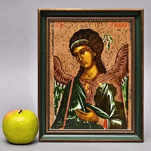 Фарфоровая Икона - Картина - Пласт «Архангел Гавриил», HEINRICH Германия, вторая половина ХХ века.