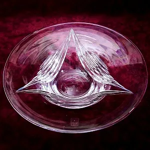 Хрустальное Блюдо для фруктов - Ваза, DOROTHEENHUTTE Германия, 70-е годы ХХ века.