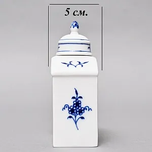 Фарфоровая Чайница с крышкой «Луковый узор», MEISSEN / МЕЙСЕН Германия, вторая половина ХХ века.