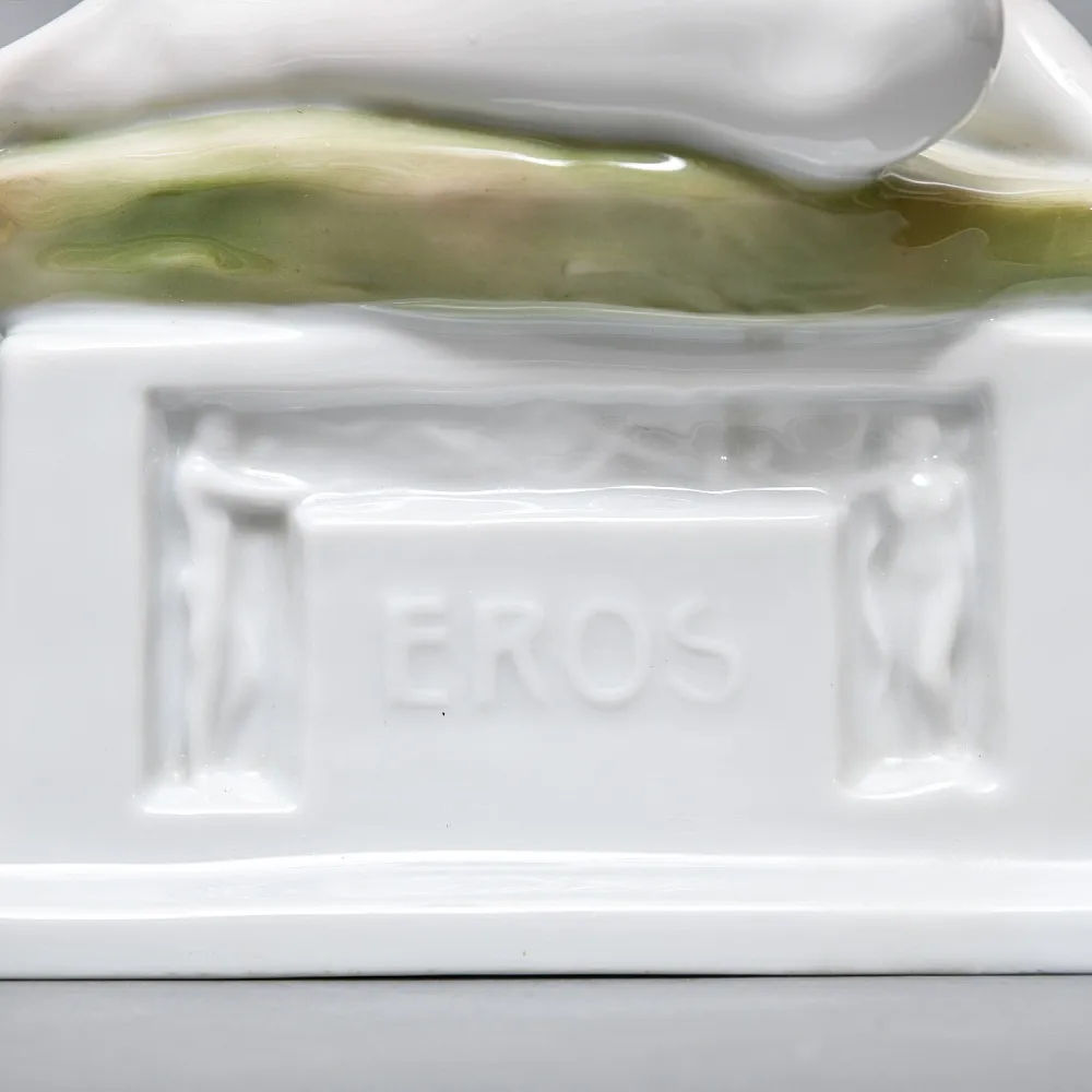 Большая Антикварная Фарфоровая статуэтка «EROS», ROSENTHAL Германия, 1907 - 1911 годы. 