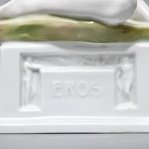 Большая Антикварная Фарфоровая статуэтка «EROS», ROSENTHAL Германия, 1907 - 1911 годы. 