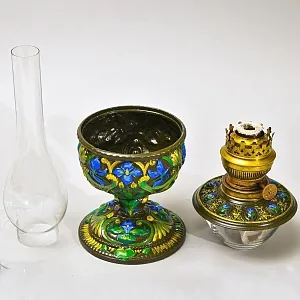 Редкость! Антикварная Керосиновая Лампа Ehrich Graetz, Berlin Германия -1905 год.