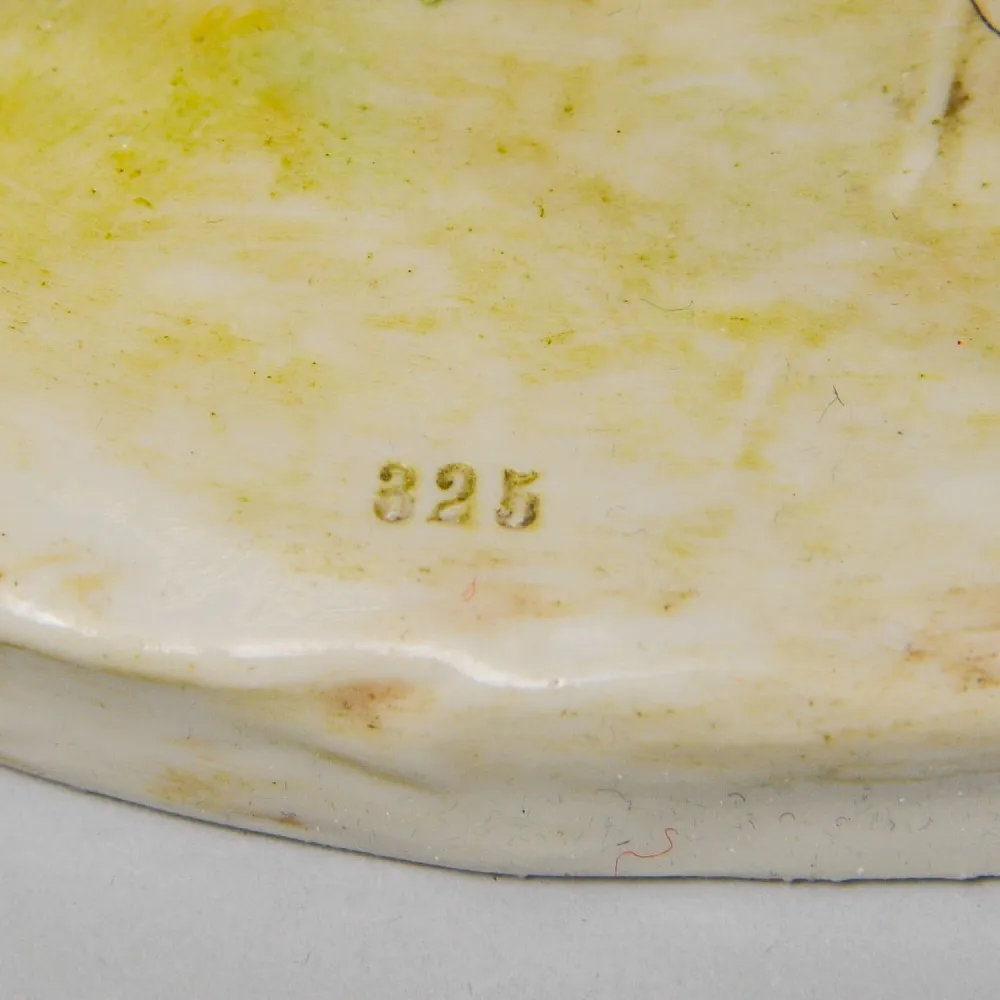 Антикарная Фарфоровая Статуэтка «Едоки каши. Завтрак», Aсkermann & Fritze начало ХХ века.