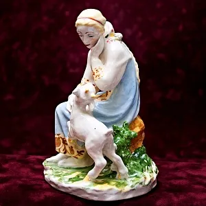 Редкость! Фарфоровая Статуэтка «Аленушка и братец Иванушка» ЛЗФИ. СССР 60-е годы ХХ века..