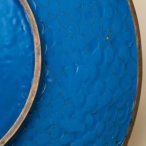 Антикварная Тарелка  «ПТИЦА»  D - 30 см., клуазоне, Япония, Мэйдзи.