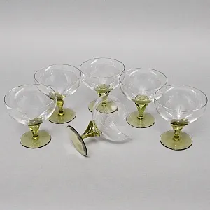 Фужеры для Шампанского - Креманки «Papyrus», Хрусталь Rosenthal Studio Line, Германия -1960 - 1969 годы. 
