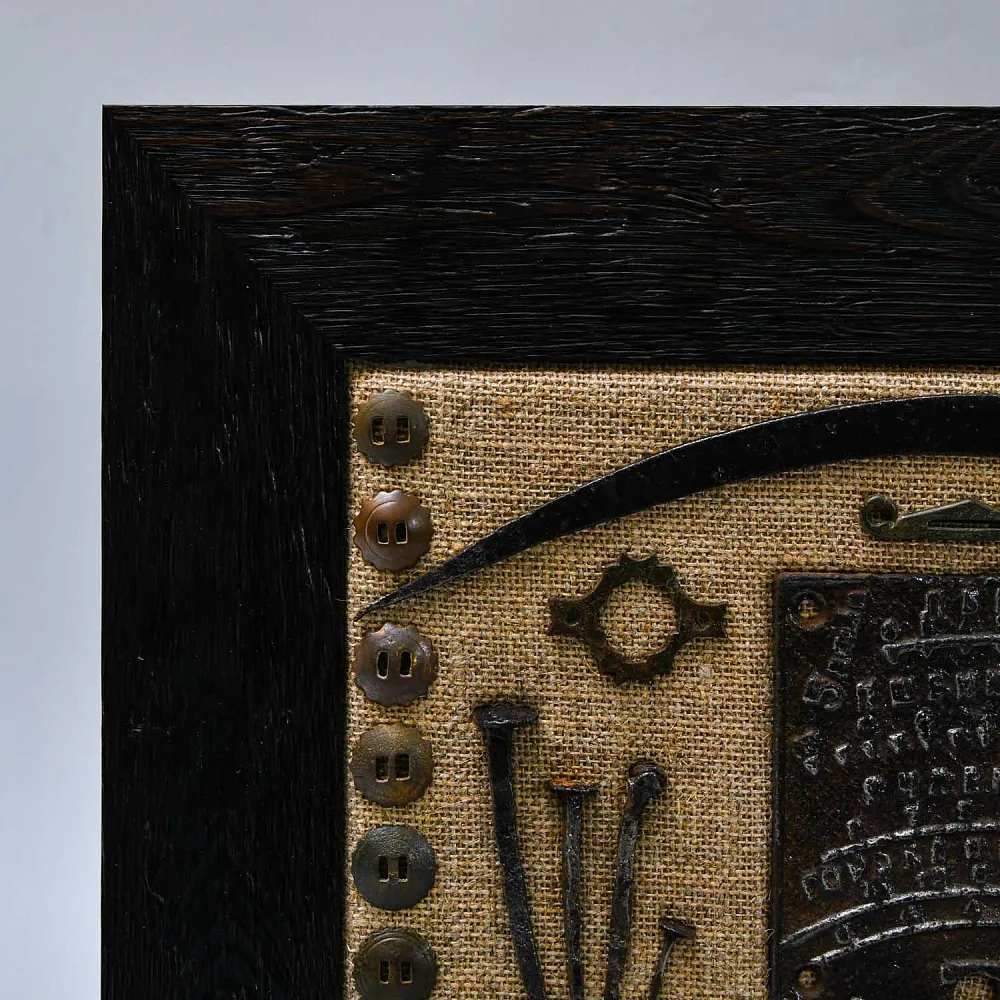 Настенное Коллекционное Панно - Картина «Старинные Инструменты - Серп», Россия XIX век.