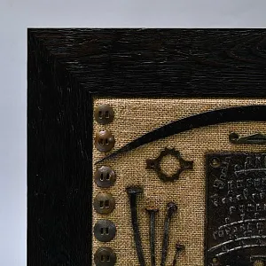 Настенное Коллекционное Панно - Картина «Старинные Инструменты - Серп», Россия XIX век.