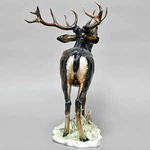 Редкость! Большая Фарфоровая статуэтка «ОЛЕНЬ», ROSENTHAL Германия, 1946 - 1949 годы. 