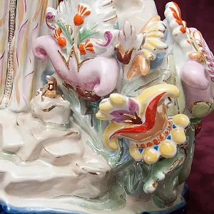 Большая Коллекционная Фарфоровая статуэтка «Хозяйка Медной горы»,СССР Дулево - 1957 год.