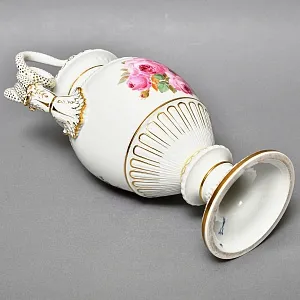 Редкость! Большая Фарфоровая ваза «Розовый куст», MEISSEN / МЕЙСЕН Германия, начало ХХ века.
