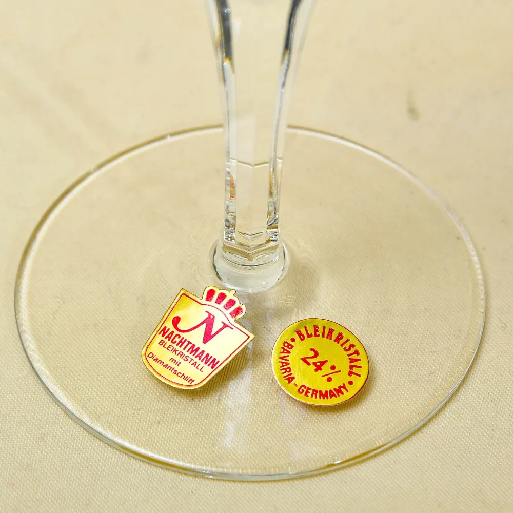 «МЭРИЛИН» - Шесть Бокалов из Цветного Хрусталя, NACHTMANN Германия, 60 -е годы ХХ века.