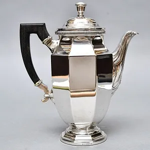 Винтажный Металлический Кофейник - Чайник на 1 л. Silverplated, Christofle Франция. 