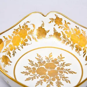 Винтажное Сервировочное Блюдо - Фруктовница «Золотые розы», Фарфор Limoges Франция.