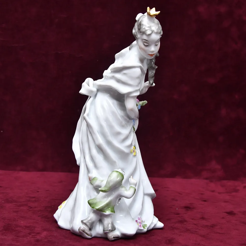 Редкость!!! Авторская Фарфоровая статуэтка «ПРИНЦЕССА И ГНОМ», ROSENTHAL Германия, 1974 - 1982 годы.