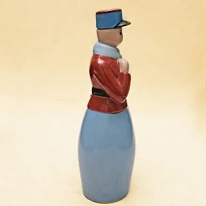 Штоф-Графин-Бутылка- Флакон для ликёра «Бывалый Жандарм», AРТ ДЕКО ROBJ ФРАНЦИЯ 1928г.