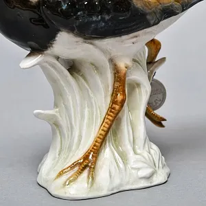 Редкость! Коллекционная Фарфоровая статуэтка  «Птица. ЧИБИС», GOEBEL Германия, 1967 год.