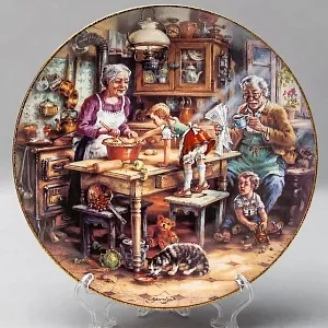 Коллекционная Тарелка «ПИРОГ» Фарфор, Weimar Porzellan Германия -1993 год. 