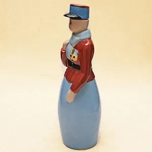 Штоф-Графин-Бутылка- Флакон для ликёра «Бывалый Жандарм», AРТ ДЕКО ROBJ ФРАНЦИЯ 1928г.