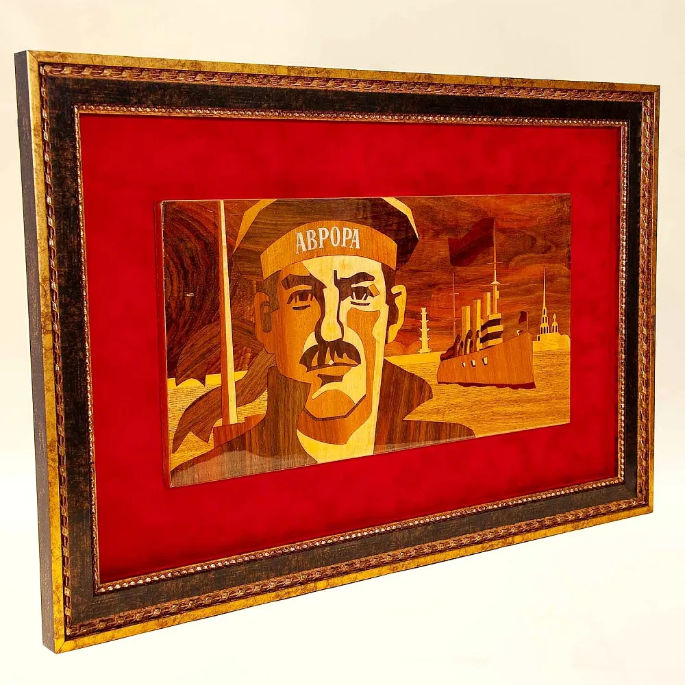 Редкость!!! Агитационное Панно - Картина «Аврора» СССР - 1968 год.