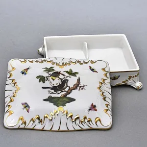 Классическая Фарфоровая шкатулка «ROTHSHILD BIRDS», Herend Венгрия, вторая половина ХХ века.