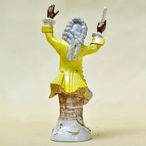 Редкая! Коллекционая Фарфоровая Статуэтка «Обезьяна - Дирижер» Scheibe-Alsbach Германия 50 гг.