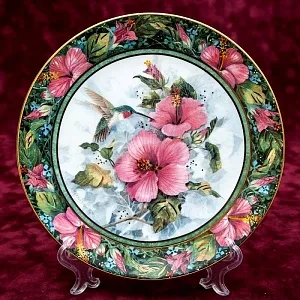Коллекционная Тарелка «Имперcкий Колибри» Фарфор ROYAL DOULTON Англия - 80 гг.