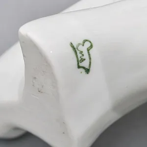 Большая Фарфоровая Статуэтка «Пара птиц - Зелёный Дятел», Карл Энс / Karl Ens, Германия.