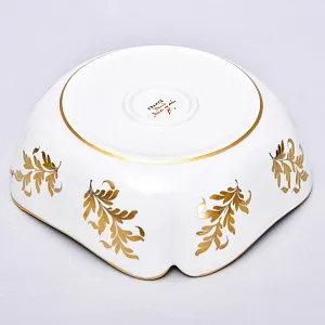 Винтажное Сервировочное Блюдо - Фруктовница «Золотые розы», Фарфор Limoges Франция.