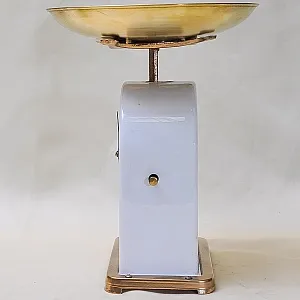 Редкость! Старинные Кухонные Фарфоровые Весы на 10кг. KRUPS IDEAL, Германия -1915 год.