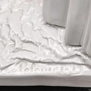 Большая Авторская Фарфоровая статуэтка «Самурай - Путь Воина», Ahura Италия, 80-е годы ХХ века.