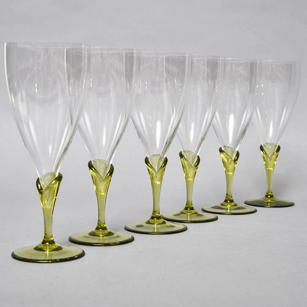 Бокалы для воды «Papyrus», Хрусталь Rosenthal Studio Line, Германия -1960 -1969 годы. 