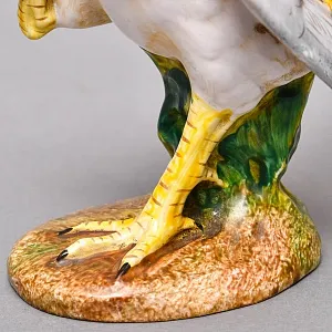 Коллекционные Парные статуэтки «Птицы. Бойцовые петухи», Фаянс, Италия - вторая половина ХХ века. 